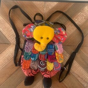 Colorful Elephant Backpack